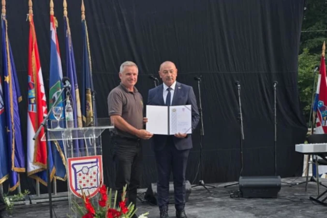 Braniteljska zahvalnica MHB 34. inžb - Čakovec