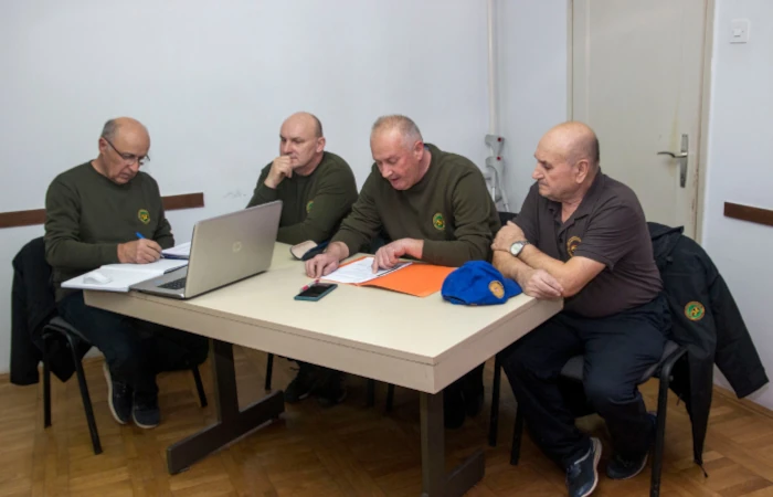 Izabrano vodstvo udruge veterana 34. inžb